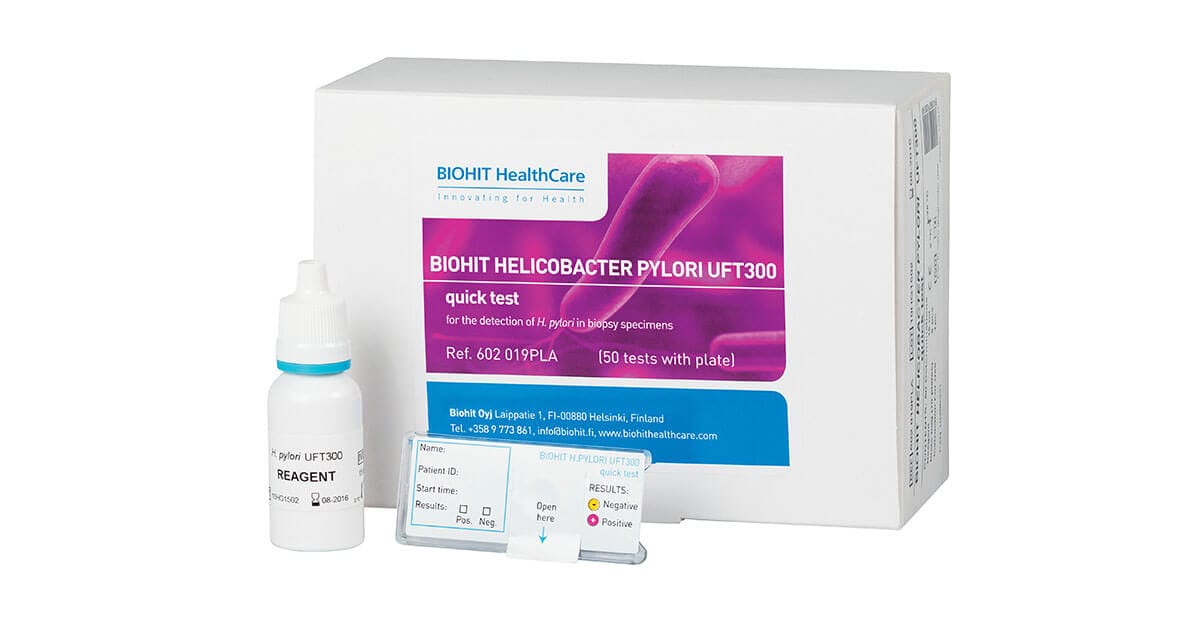 BIOHIT UFT300 H pylori Quick Test