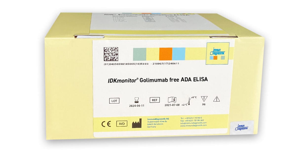 IDKmonitorGolimumab free-anti-drug antibody assay
