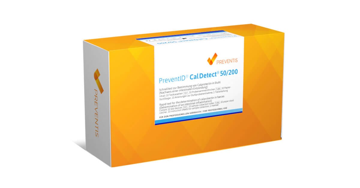 Preventis CalDetect faecal calprotectin rapid test